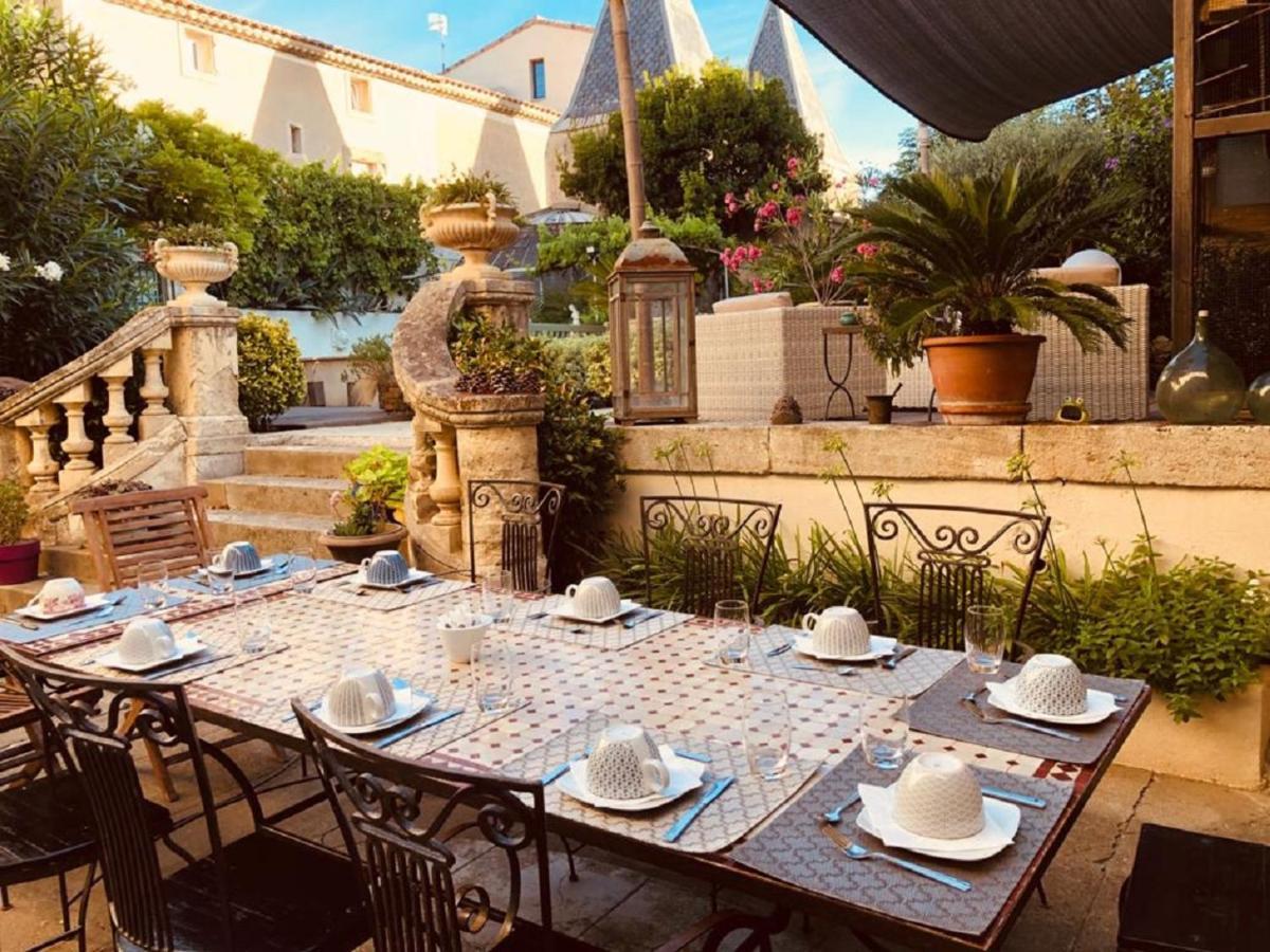 O'Palmier Cache Bed & Breakfast Saint-Marcel-sur-Aude Bagian luar foto